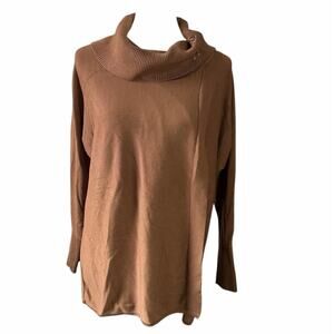 JM Collection Women's Brown Sweater Medium